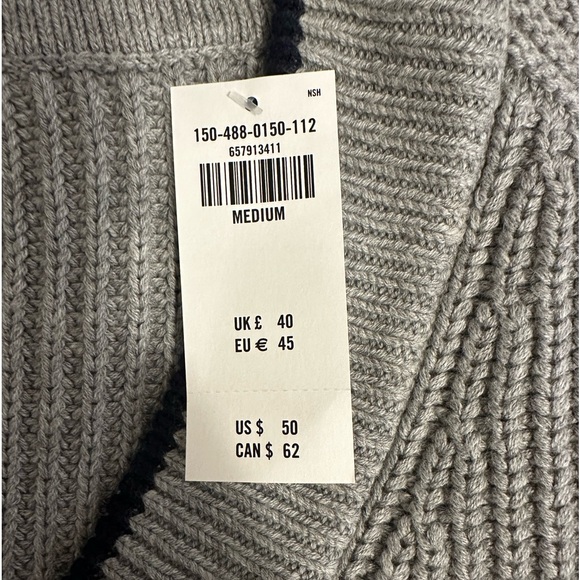 Tipped V-Neck Sweater Vest - Picture 4 of 4